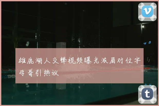 雄鹿湖人交锋视频曝光浓眉对位字母哥引热议